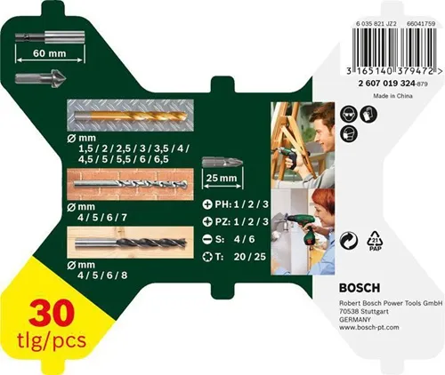 Bosch Bohrerbit-Set X-Line Titanium 30tlg. LxBxH 172x172x44mm
