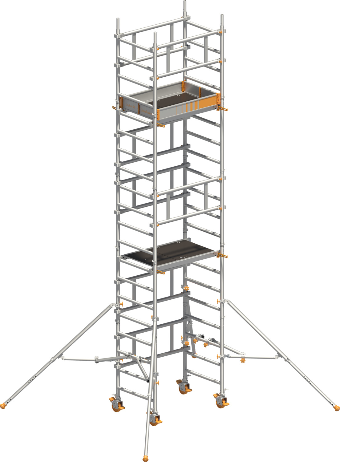 Layher Fahrgerüst SoloTower Typ: 1600104 | SH: 4,15 m / AH: 6,15 m