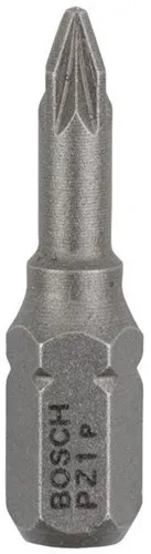 Bosch Schrauberbit Extra-Hart ISO1173 C6.3 PZ 1 L.25mm 1/4Zoll-Außen-6kt 100er Pack