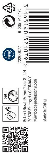 Bosch Metallbohrer PRO Stainless Steel Arbeits-L.12mm D.1mm L.34mm 10St.