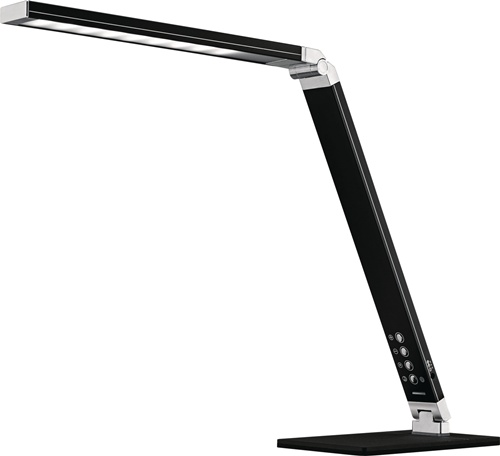 Schreibtischleuchte Magic Light Alu.schwarz H.max.420mm Standfuß m.LED HANSA