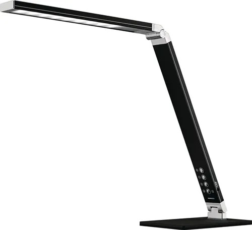 Schreibtischleuchte Magic Light Alu.schwarz H.max.420mm Standfuß m.LED HANSA