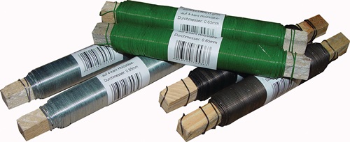 Wickeldraht 100 g Drahtstärke 0,65 mm Karton a 2,5 kg