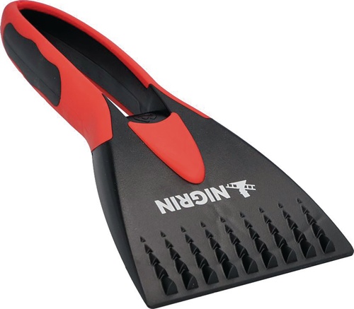 Eisschaber 2K Eisschabkante 95mm L.21cm schwarz-rot m.Softgriff NIGRIN