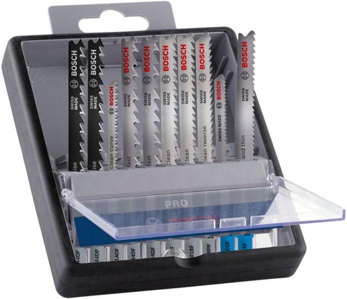 Bosch Stichsägeblatt-Set PRO Wood and Metal 10tlg. f.Materialstärke 1,5-50mm