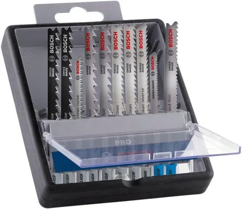 Bosch Stichsägeblatt-Set PRO Wood and Metal 10tlg. f.Materialstärke 1,5-50mm