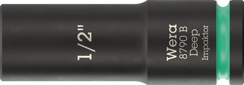 Steckschlüsseleinsatz 8790 B Impaktor Deep 3/8 Zoll 1/2 Zoll L.63mm WERA