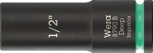 Steckschlüsseleinsatz 8790 B Impaktor Deep 3/8 Zoll 1/2 Zoll L.63mm WERA