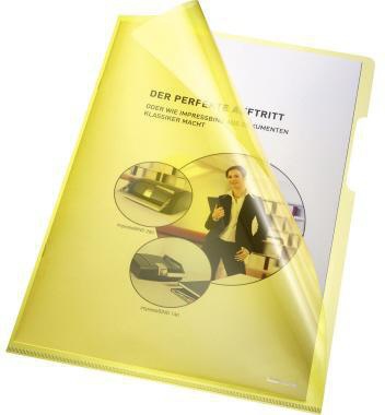 Bene Sichthülle 205000GE DIN A4 HPVC gelb 100 St./Pack.