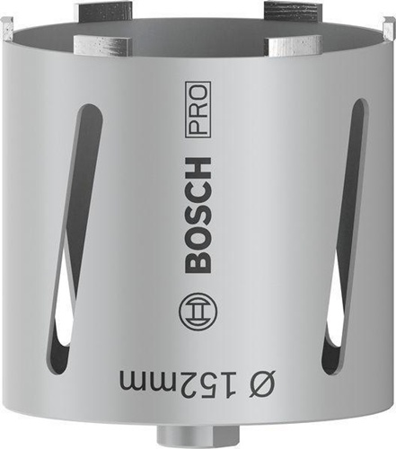 Bosch Diamanttrockenbohrkrone PRO Arbeits-L.152mm D.150 G 1/2Zoll 7 Seg.