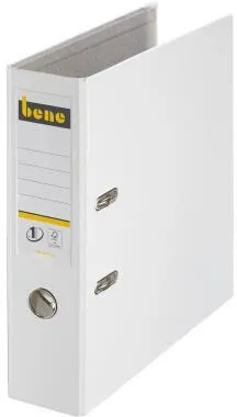 Bene Ordner 291400 WS DIN A4 80mm PP weiß