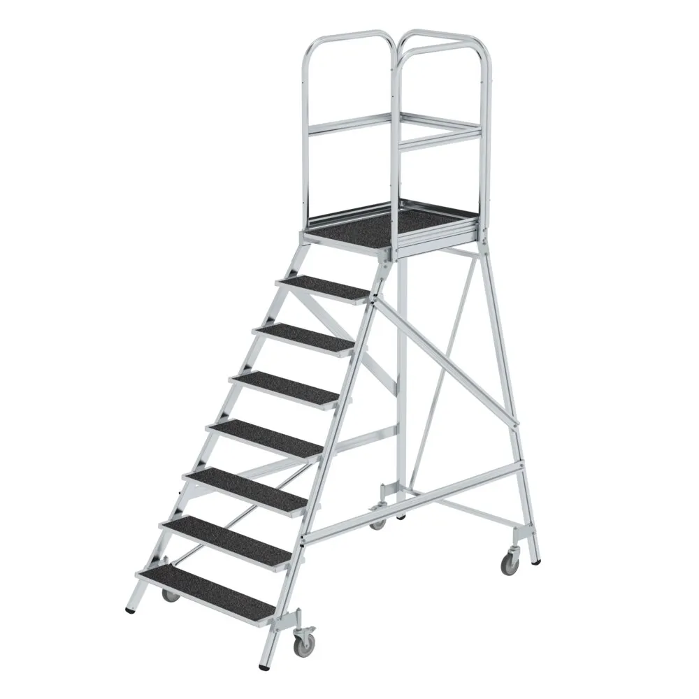 MUNK Podesttreppe m.Federrollen