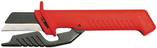 Kabelmesser L.185mm Klingen-L.50mm m.Schutzkappe VDE KNIPEX
