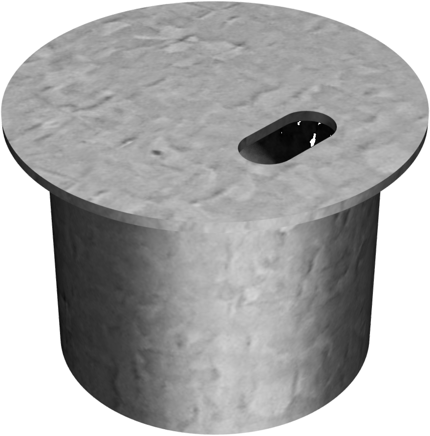 Abdeckkappe für Pfosten feuerverzinkt