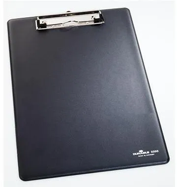 DURABLE Klemmbrett 235001 DIN A4 Federklemme schwarz