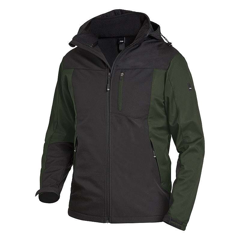 FHB Softshelljacke JANNIK oliv/schwarz (79105 )