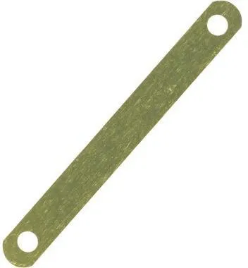 ELBA Deckleiste 100420792 11x95mm Metall messing 100St.