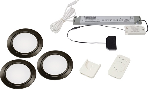 Einbauleuchtenset Chip 58 emotion 2700-6500 K 12 V 4 W Rahmenfarbe ma L&S