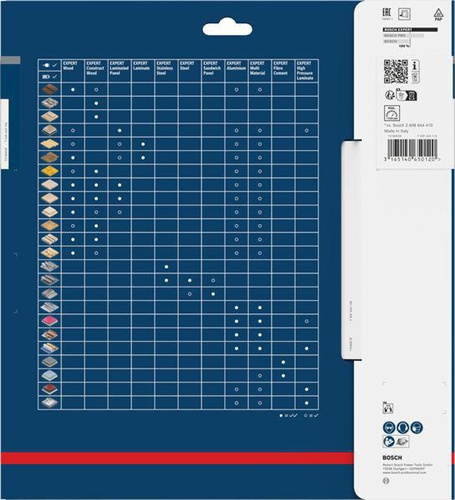 Bosch Kreissägeblatt Expert for Wood D.254mm 60Zähne Zahnform WZ Schnitt-B.2,4mm