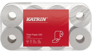 Katrin Toilettenpapier 250 104872 3-lagig weiß 8 Rl./Pack.