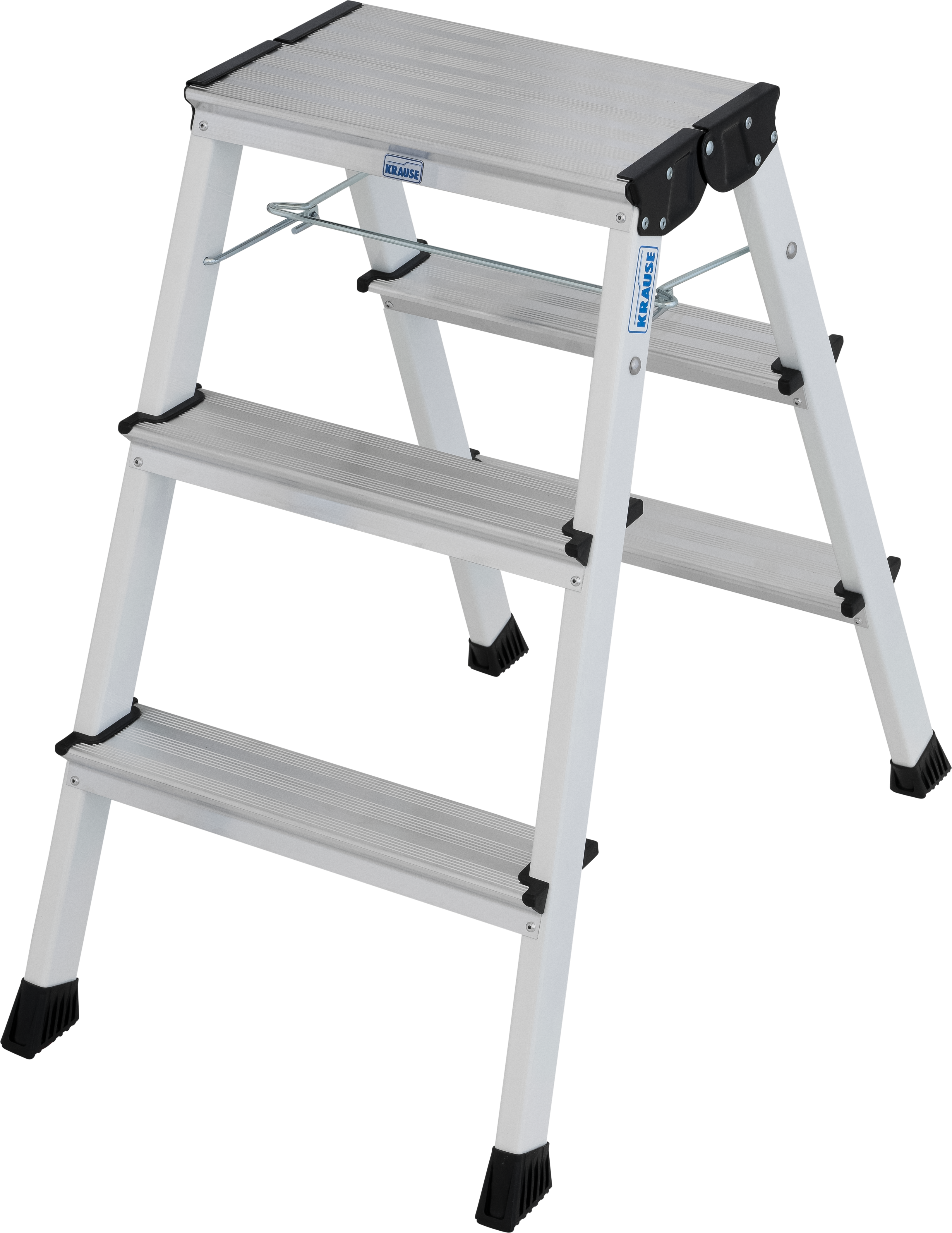 KRAUSE Rolly KlappTritt 2x3 Stu. Weiß