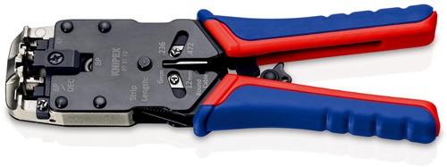 Crimpzange f.Westernstecker L.200mm KNIPEX