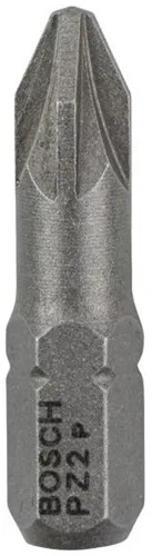 Bosch Schrauberbit Extra-Hart ISO1173 C6.3 PZ 2 L.25mm 1/4Zoll-Außen-6kt 100St.