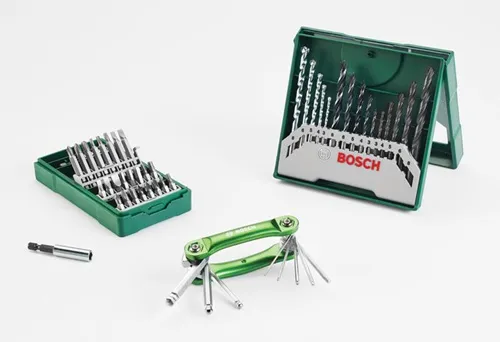 Bosch Bohrer-Bit-Set 15Bohrer/25Bits m.Sechskant-Faltwerkzeug