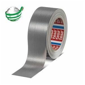 TESA Recyceltes Gewebe-Klebeband Duct Tape, grau, BreitexLänge (mmxm): 50X50