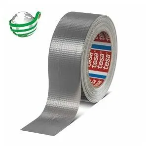 TESA Recyceltes Gewebe-Klebeband Duct Tape, grau, BreitexLänge (mmxm): 50X50