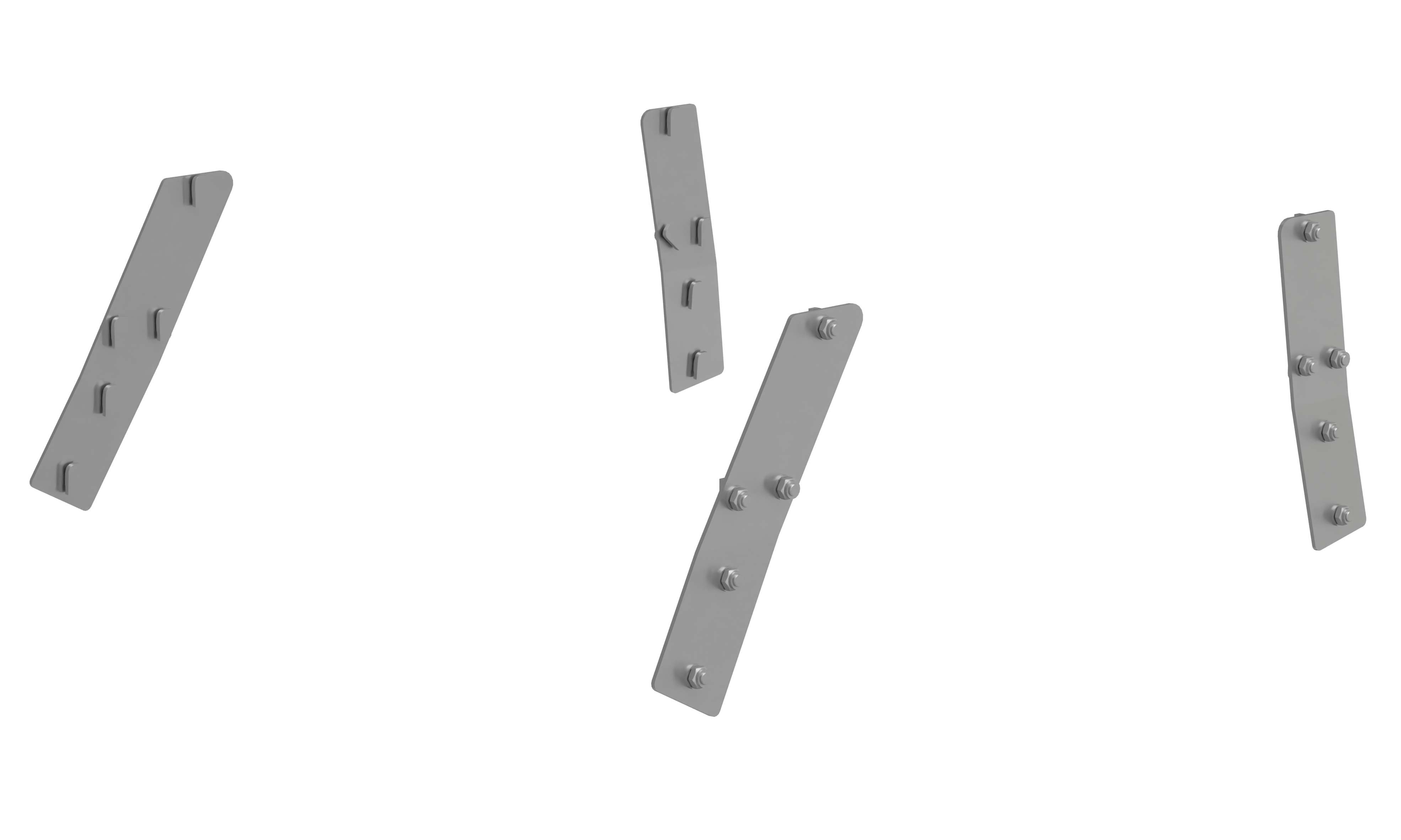 KRAUSE Knotenblech-Set für PDL einseitig (VE4)