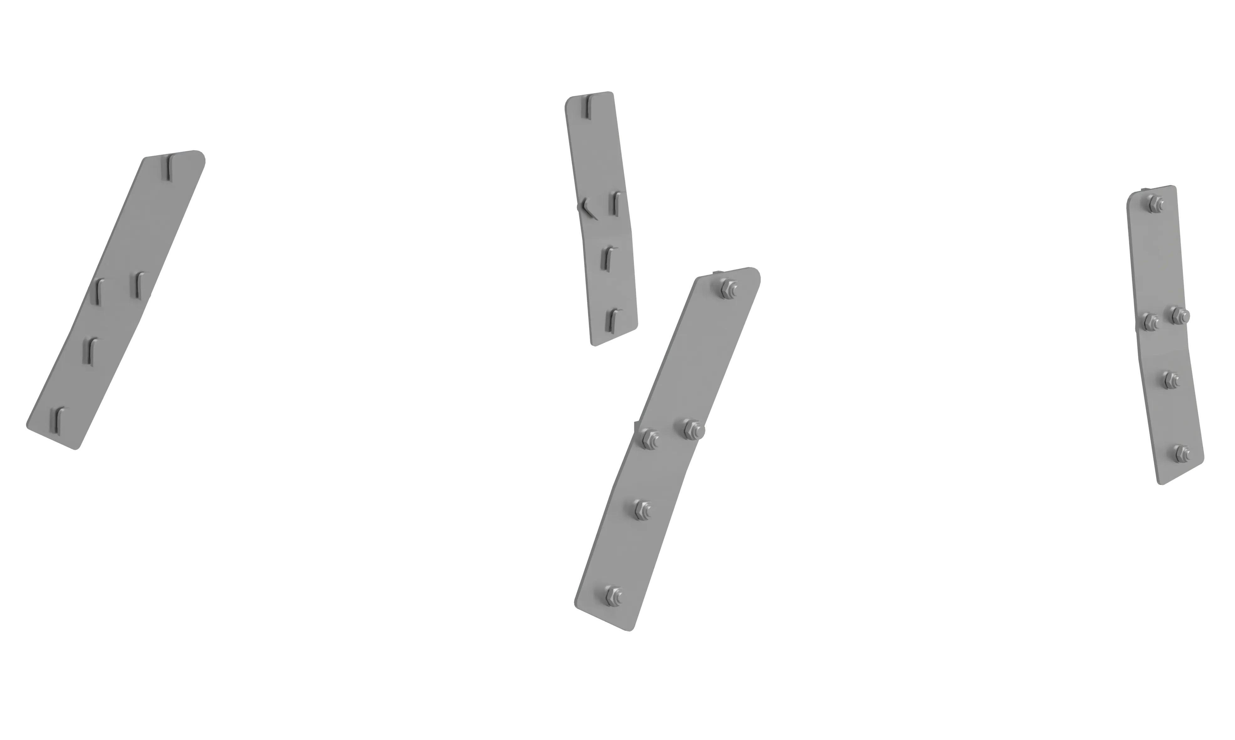 KRAUSE Knotenblech-Set für PDL einseitig (VE4)