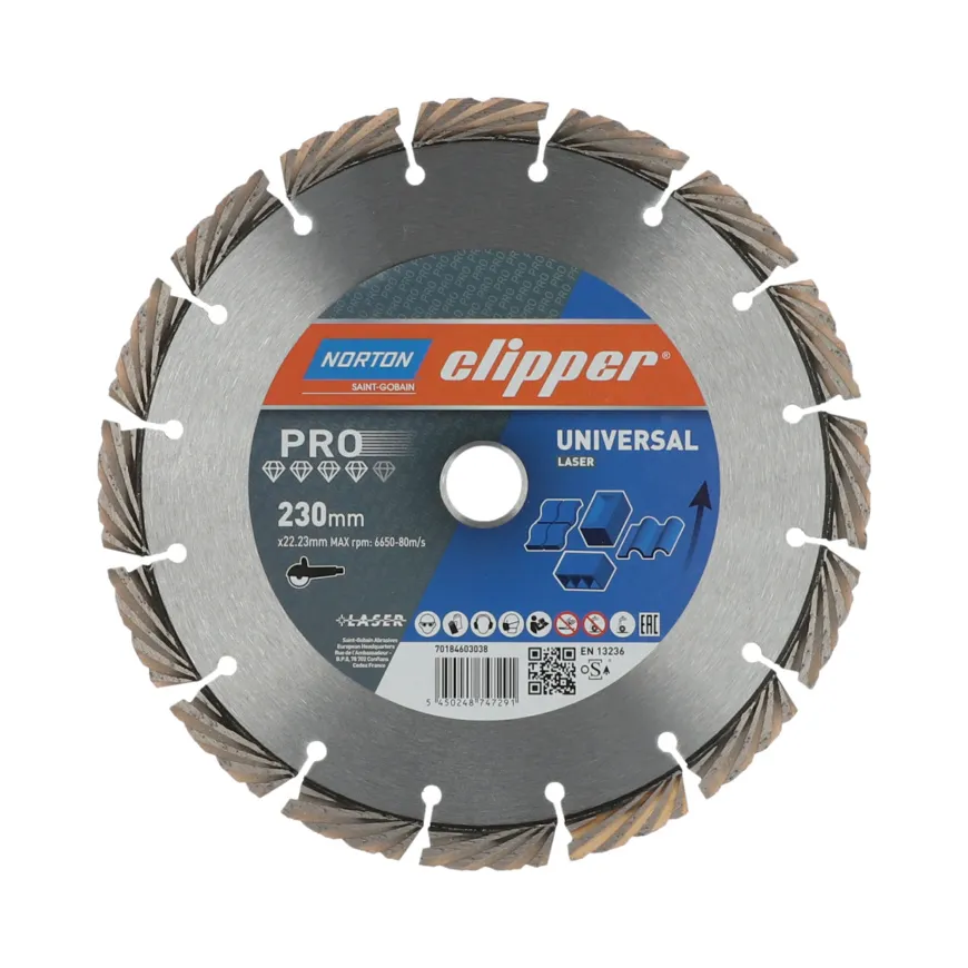 Norton Clipper Diamantscheibe PRO UNIVERSAL LASER