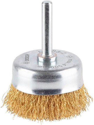 Bosch Topfbürste PRO Multi Material clean D.50mm Draht-St.0,2mm Messing gewellte