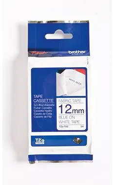 Brother Schriftbandkassette TZEFA3 12mmx3m unlaminiert bl auf ws