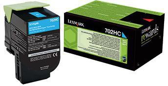 Lexmark Toner 70C2HC0 3.000Seiten cyan