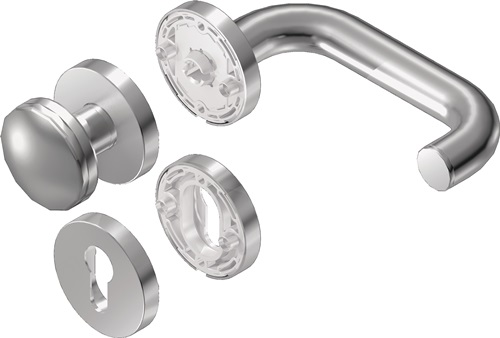 Rosetten-Feuerschutzgarnitur Rondo Ros.VA D/K TS 42-52mm PZ BKS