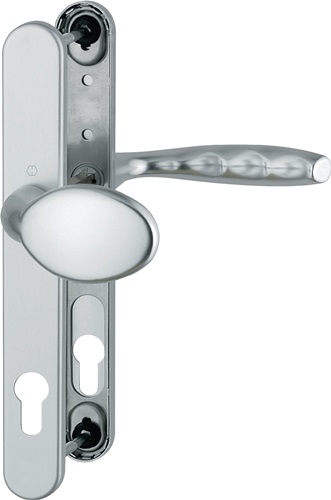 Profiltürgarnitur NY 76G/3346/1810 Alu.F1 PZ f.TS 67-72mm HOPPE