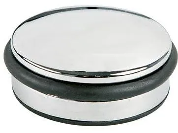 ALCO Türstopper 2850 10x4cm 1000g Metall/Gummi chrom