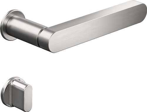 Rosettengrt.270XAM02.130 VA (1.4301) L-Form FBM-Notöffnungsart m.Münze HEWI