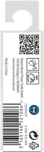 Bosch Metallbohrer PRO Stainless Steel Arbeits-L.18mm D.1,5mm L.40mm 10St.