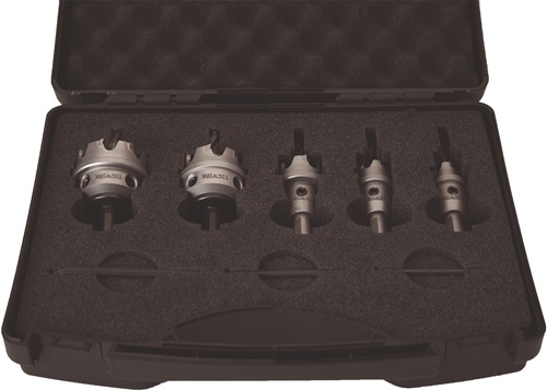 TECWERK Lochsägensatz 8-tlg.16-40mm Schnitt-T.4mm HM-bestückt 