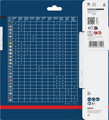 Bosch Kreissägeblatt EXPERT for Fiber Cement D.168mm Bohrung 20mm 4Zähne TCG 