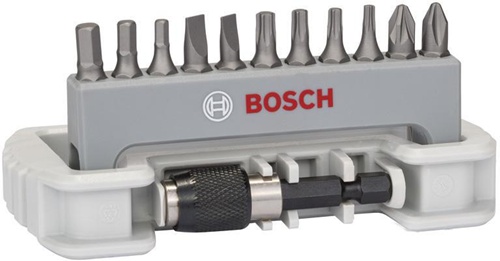 Bosch Schrauberbit-Set Extra-Hart 11tlg.PH/PZ/T/S/HEX L.25mm m.Bithalter