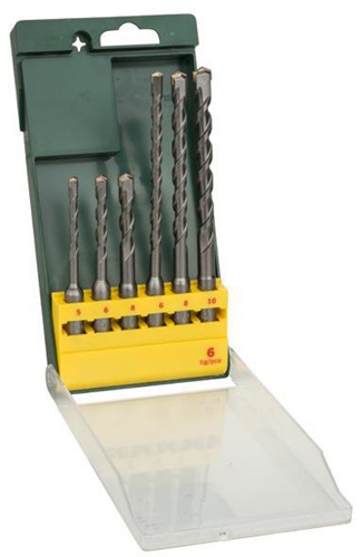 Bosch Hammerbohrer-Set SDS-Plus 6tlg. D.5-10mm Arbeits-L.110/160mm
