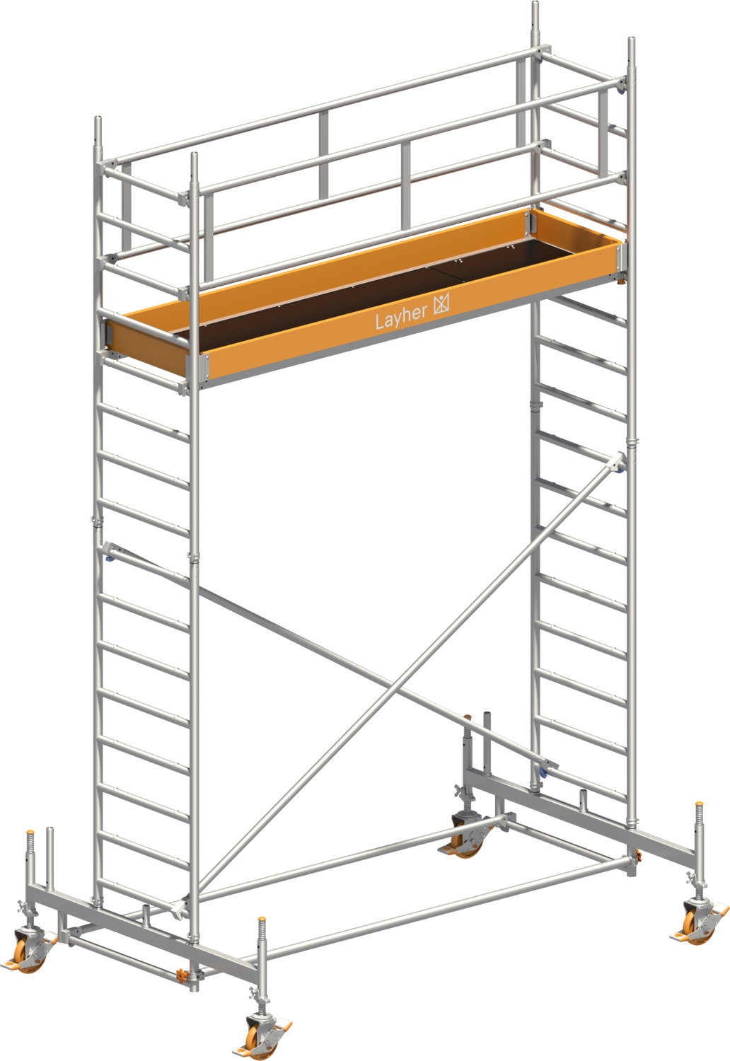 Layher Fahrgerüst Uni Standard Typ: 1103 | SH: 3,35 m / AH: 5,35 m