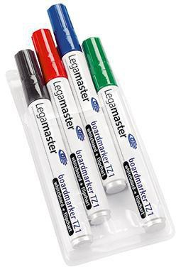Legamaster Boardmarker TZ1 7-110094 1,5-3mm farbig sortiert 4 St./Pack.