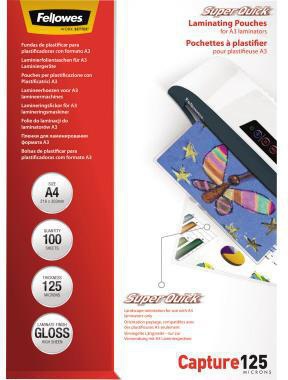 Folientasche Super Quick A4 2x125mic 100 St./Pack.