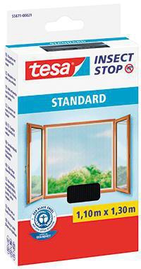 tesa Fliegengitter standard 55671-00021 110x130cm anthrazit