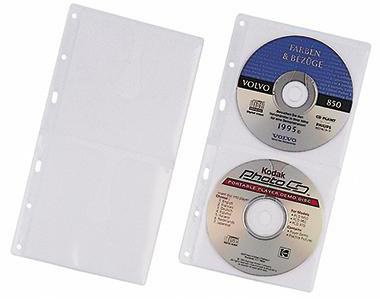 DURABLE CD/DVD Hülle COVER S 520319 PP transparent 5 St./Pack.